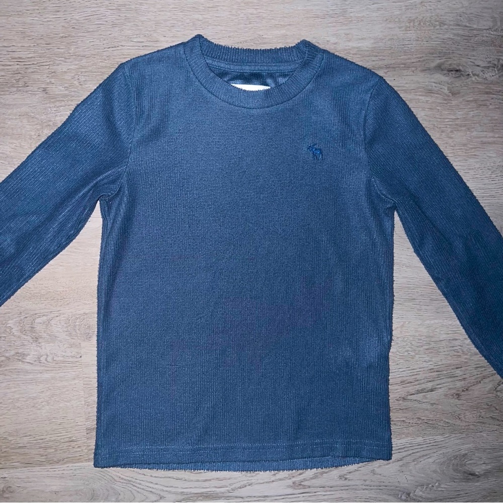 Boy’s Abercrombie long-sleeve cozy waffle icon tee